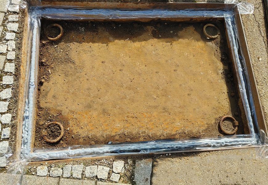 Ausgleichsschicht bei einer Schachtsanierung